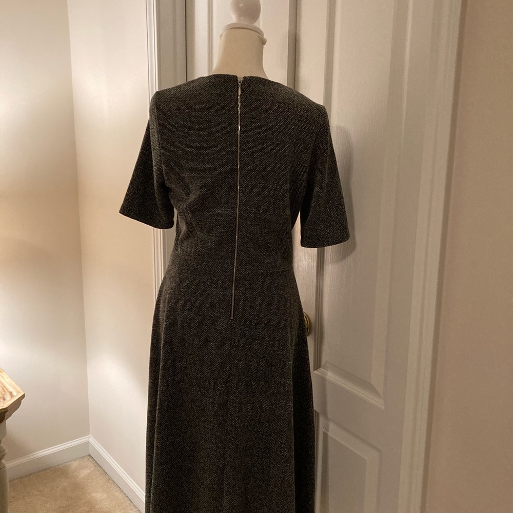 H & M midi black A line dress. Perfect for job interview.